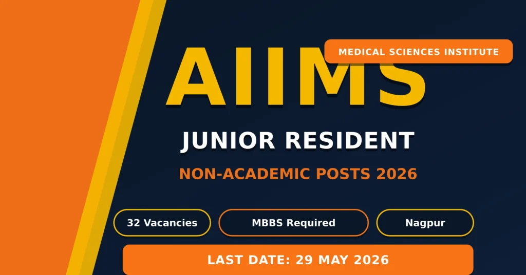 AIIMS Nagpur Junior Resident Recruitment 2026