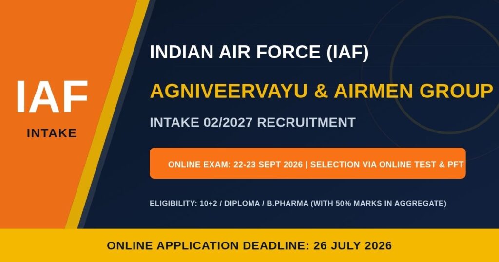 IAF Recruitment 2026