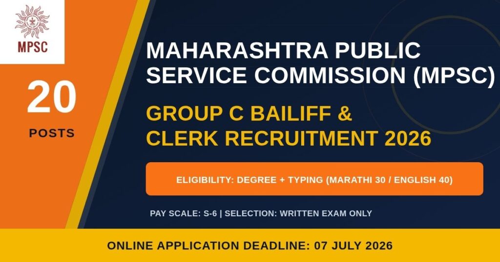 MPSC Group C Recruitment 2026