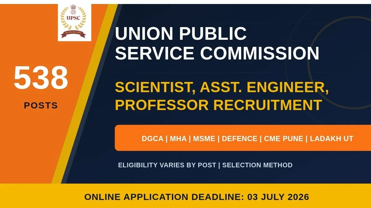 UPSC Recruitment 2026