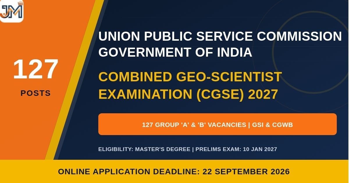 UPSC CGSE 2027